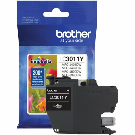 BROTHER INTERNATIONAL Standard Yield Yellow Ink LC3011Y
